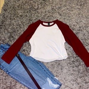 Cropped long sleeve Shirt